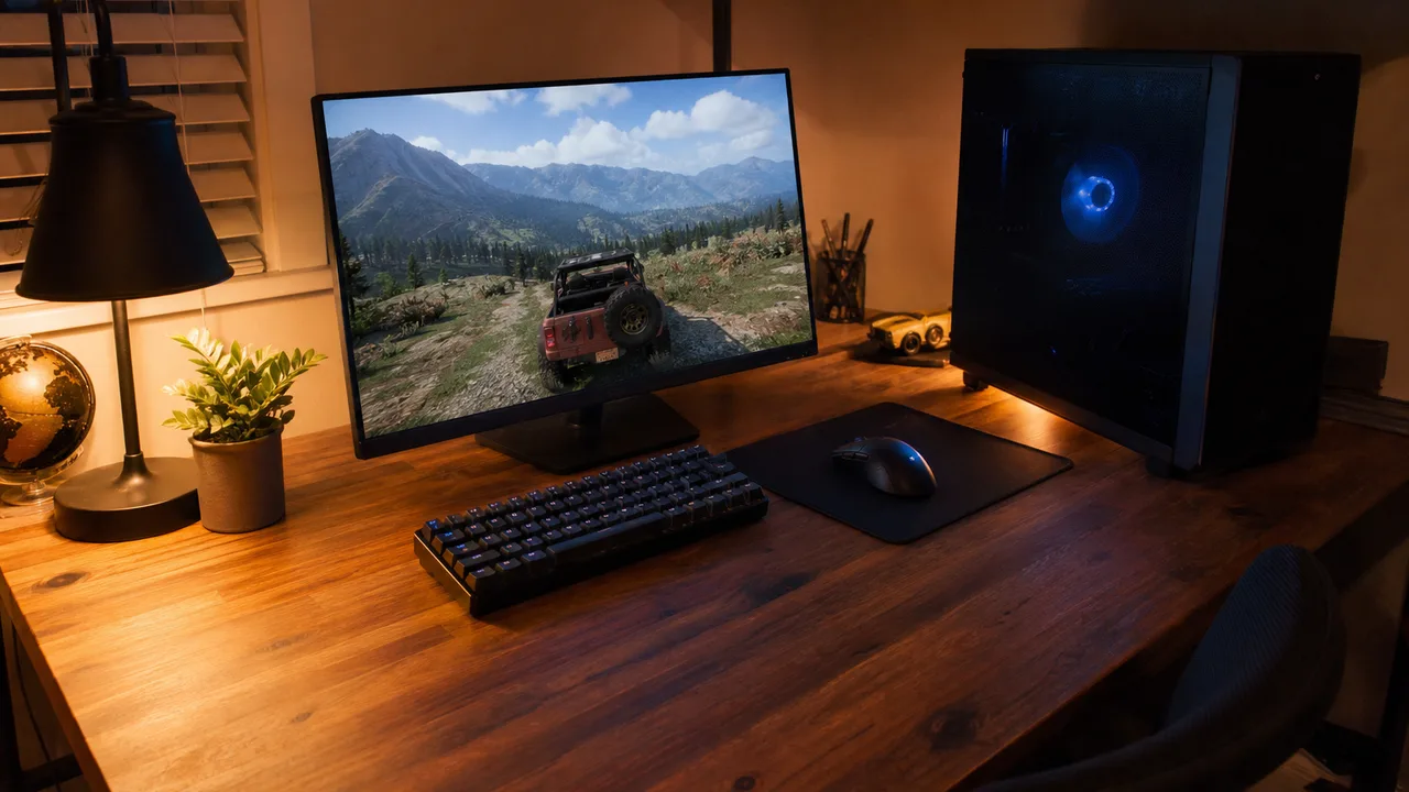 Бюджетная сборка тянет GTA 5, если разгрузить систему: закрыть фон, включить режим производительности и перенести игру на SSD